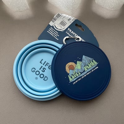 Life Is Good 加蓋折疊外出碗（人用犬用皆可）3