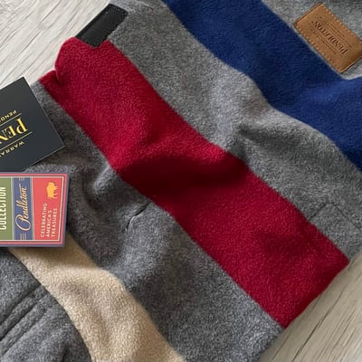 PENDLETON Cabin Stripe Pet Vest 山林小屋條紋刷毛背心6