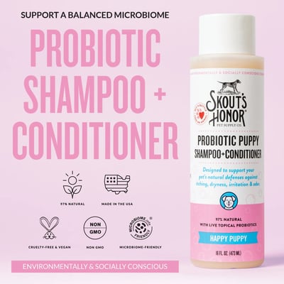 Skout's Honor Probiotic Shampoo + Conditioner 益生菌洗潤沐浴精10