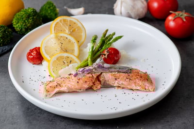 舒肥菲力鮭魚 - 原味海鹽 100g/包│肉肉隊長│嚴選頂級菲力鮭魚 / 脂肪低含豐富的EPA、DHA│ 宵夜/備餐/低脂/野餐/露營1