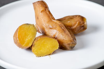 ❰香烤黃金地瓜❱ 1000g 冰烤地瓜-冷熱兩吃，口感綿密香甜，簡單原味，方便補給纖維。露營/宵夜/外出必備2