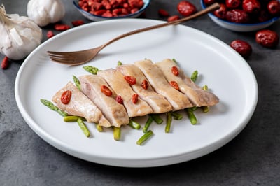 舒肥無骨雞腿排 - 黑香麻油 160g/包│肉肉隊長│北港純正的黑麻油香氣十足│ 宵夜/備餐/低脂/野餐/露營1