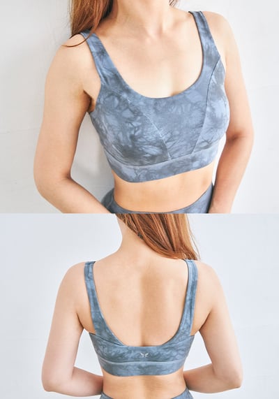 美麗飛棉感渲染高強度美背BRA-酷爵藍2