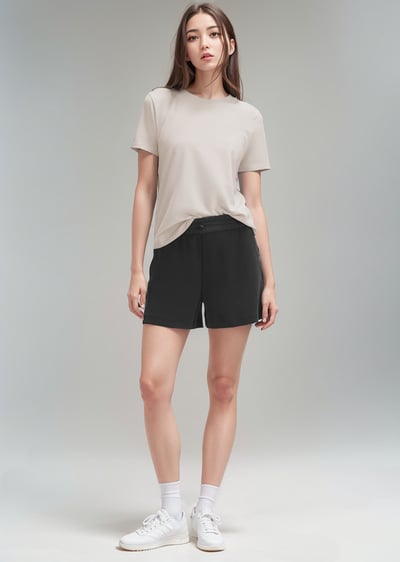 品牌嚴選-純色柔軟圓領LOVE短袖10