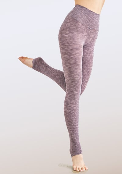 美麗飛高腰棉感X-DYED九分翹臀褲-( X-DYED幻紫) / (X-DYED幻黑)8