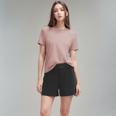 品牌嚴選-純色柔軟圓領LOVE短袖2