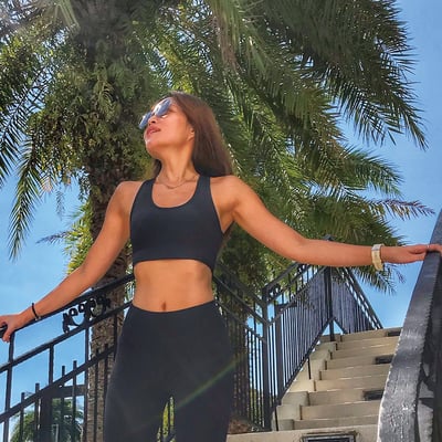 美麗飛高強度網紗美背BRA -黑2