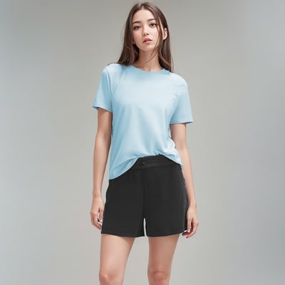 品牌嚴選-純色柔軟圓領LOVE短袖3