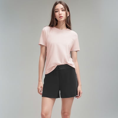 品牌嚴選-純色柔軟圓領LOVE短袖1