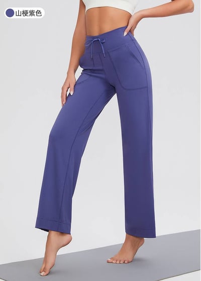 品牌嚴選-萊卡直筒瑜珈長褲5