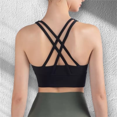 品牌嚴選-俐落線條運動內衣(中強度)2