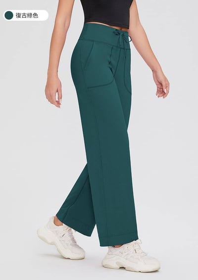 品牌嚴選-萊卡直筒瑜珈長褲7