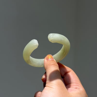 岫玉貓爪鐲522