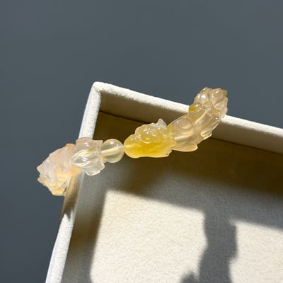 玉髓龍骨 全雕刻手串5