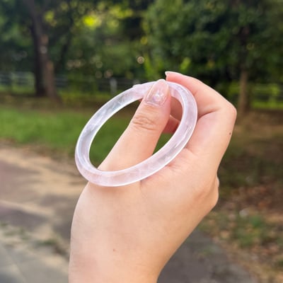 透體粉晶細圓條602