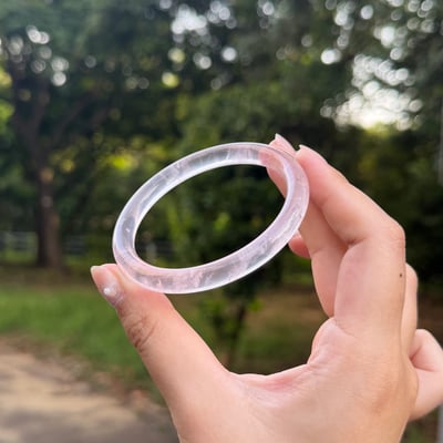 透體粉晶細圓條576
