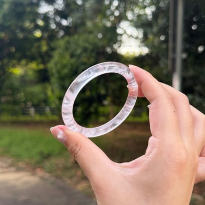 透體粉晶細圓條527