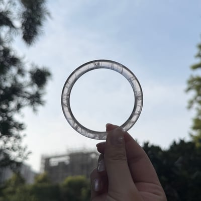 透體粉晶細圓條574