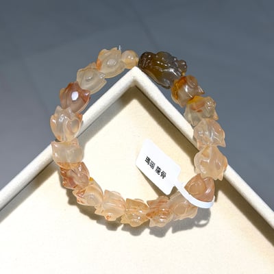 玉髓龍骨 全雕刻手串6