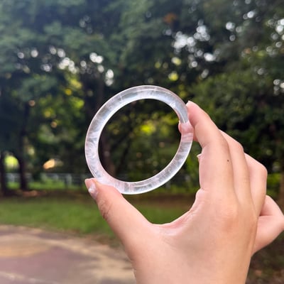 透體粉晶細圓條618