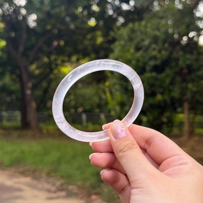透體粉晶細圓條606