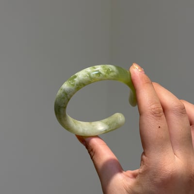 岫玉月兔鐲553