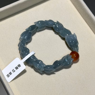 翡翠龍骨 全雕刻手串(複製)4