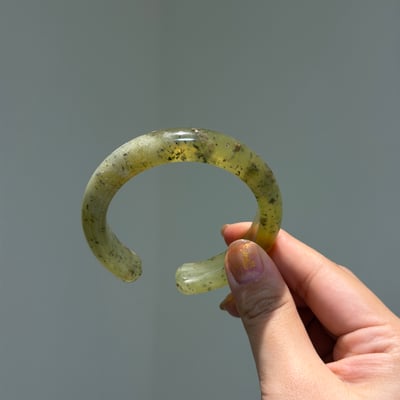 岫玉貓爪鐲544