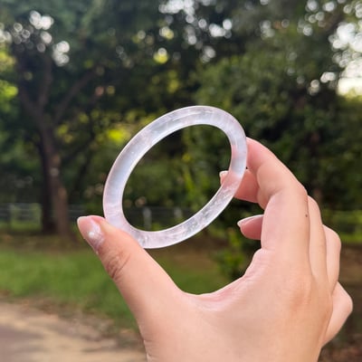 透體粉晶細圓條605