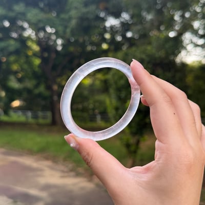 透體粉晶細圓條574