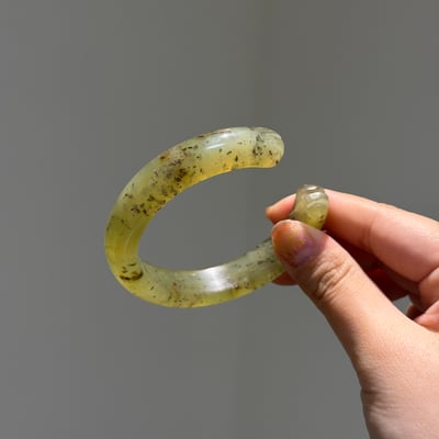 岫玉貓爪鐲583