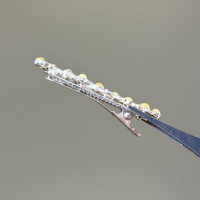 水晶鑲嵌髮夾 鴨嘴夾8
