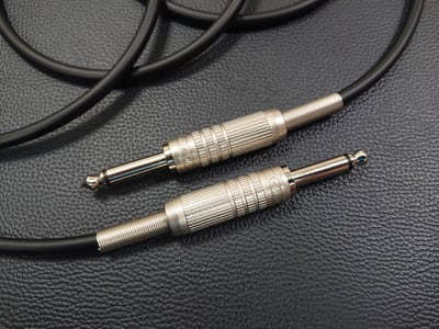 ★吉他/BASS導線★[CANARE/GS-6]+[CANARE/6.3mm TS-直頭+6.3mm TS-L頭]之組合2