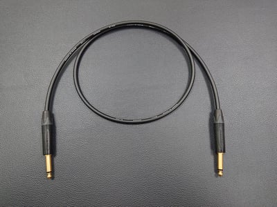 ★吉他/BASS導線★[CANARE/GS-6]+[NEUTRIK(鍍金)/6.3mm TS-直頭+6.3mm TS-L頭]之組合7