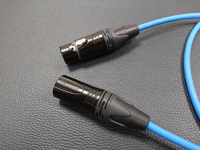 ★AES/EBU 110Ω數位平衡導線★[CANARE/DA202]+[NEUTRIK(鍍金)/XLR公+XLR母]4
