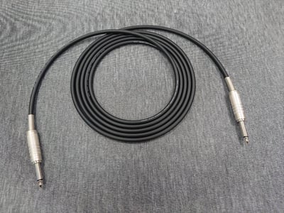 ★吉他/BASS導線★[MOGAMI/2524]+[CANARE/6.3mm TS-直頭+6.3mm TS-L頭]之組合1