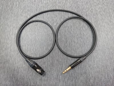 ★平衡音訊導線★[MOGAMI/2534]+[NEUTRIK鍍金/XLR公+XLR母+6.3mm TRS公]之組合5