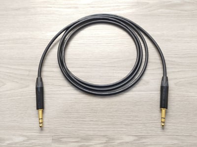 平衡音訊導線=[CANARE/L-2T2S]+[NEUTRIK鍍金/XLR公+XLR母+TRS]4