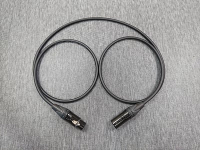 ★平衡音訊導線★[MOGAMI/2534]+[NEUTRIK鍍金/XLR公+XLR母+6.3mm TRS公]之組合1