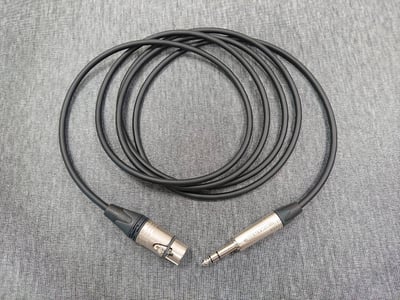 ★平衡音訊導線★[MOGAMI/2791]+[NEUTRIK/XLR公+XLR母+6.3mm TRS]之組合5