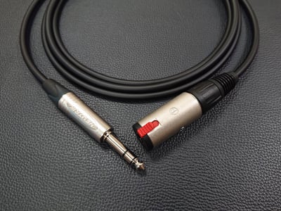 ★6.3mm耳機延長導線★[CANARE線材]+[NEUTRIK/6.3mm TRS公+6.3mm TRS母]2