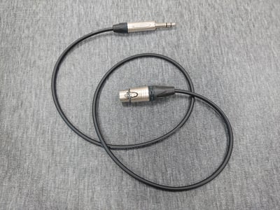 ★平衡音訊導線★[MOGAMI/2893]+[NEUTRIK/XLR公+XLR母+6.3mm TRS公]之組合5