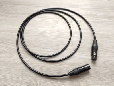 平衡麥克風導線=[CANARE/L-4E6S]+[NEUTRIK/XLR公+XLR母]2
