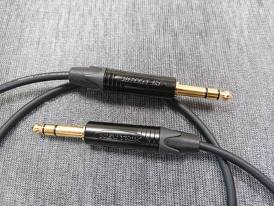 ★平衡音訊導線★[MOGAMI/2893]+[NEUTRIK鍍金/XLR公+XLR母+6.3mm TRS公]之組合8
