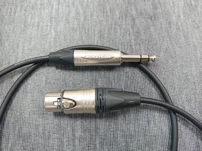 ★平衡音訊導線★[MOGAMI/2893]+[NEUTRIK/XLR公+XLR母+6.3mm TRS公]之組合6