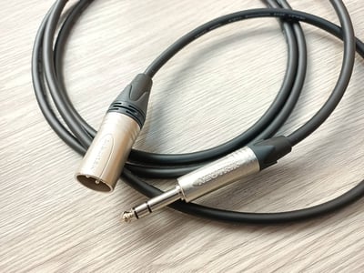 平衡音訊導線=[MOGAMI/2549]+[NEUTRIK/XLR公+XLR母+TRS]6