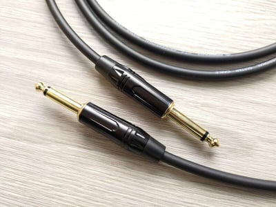 ★吉他/BASS導線★[SREXACT/GT-6]+[SREXAC鍍金/6.3mm TS-直頭+6.3mm TS-直頭]2