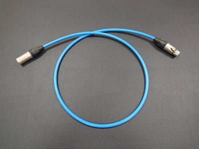 ★AES/EBU 110Ω數位平衡導線★[CANARE/DA206]+[NEUTRIK(鍍金)/XLR公+XLR母]1