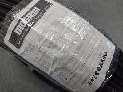 ★吉他/BASS短導線★[MOGAMI/2524]+[SREXACT/6.3mm TS-扁頭+6.3mm TS-扁頭]8