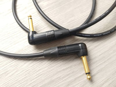 吉他/BASS導線=[MOGAMI/2524]+[NEUTRIK鍍金/TS+TS-L]6